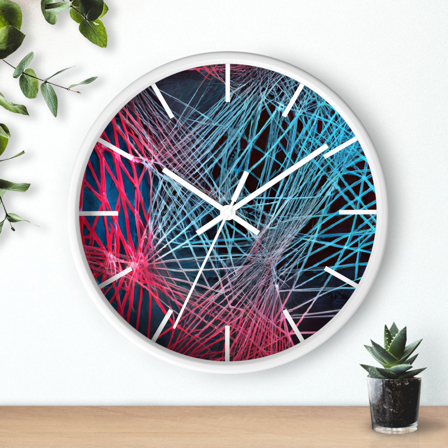 Erica Humphries - Air Resistance Force, Abstractly - Wall Clock