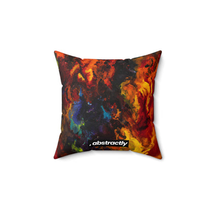 Herrmannite Fusionium - Chemistry, Abstractly - Faux Suede Throw Pillow