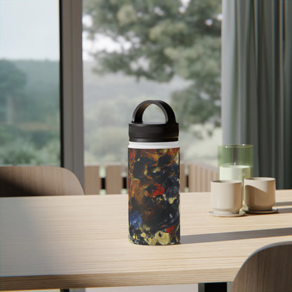 Neonexium Crystal - Chemistry, Abstractly - Stainless Steel Water Bottle