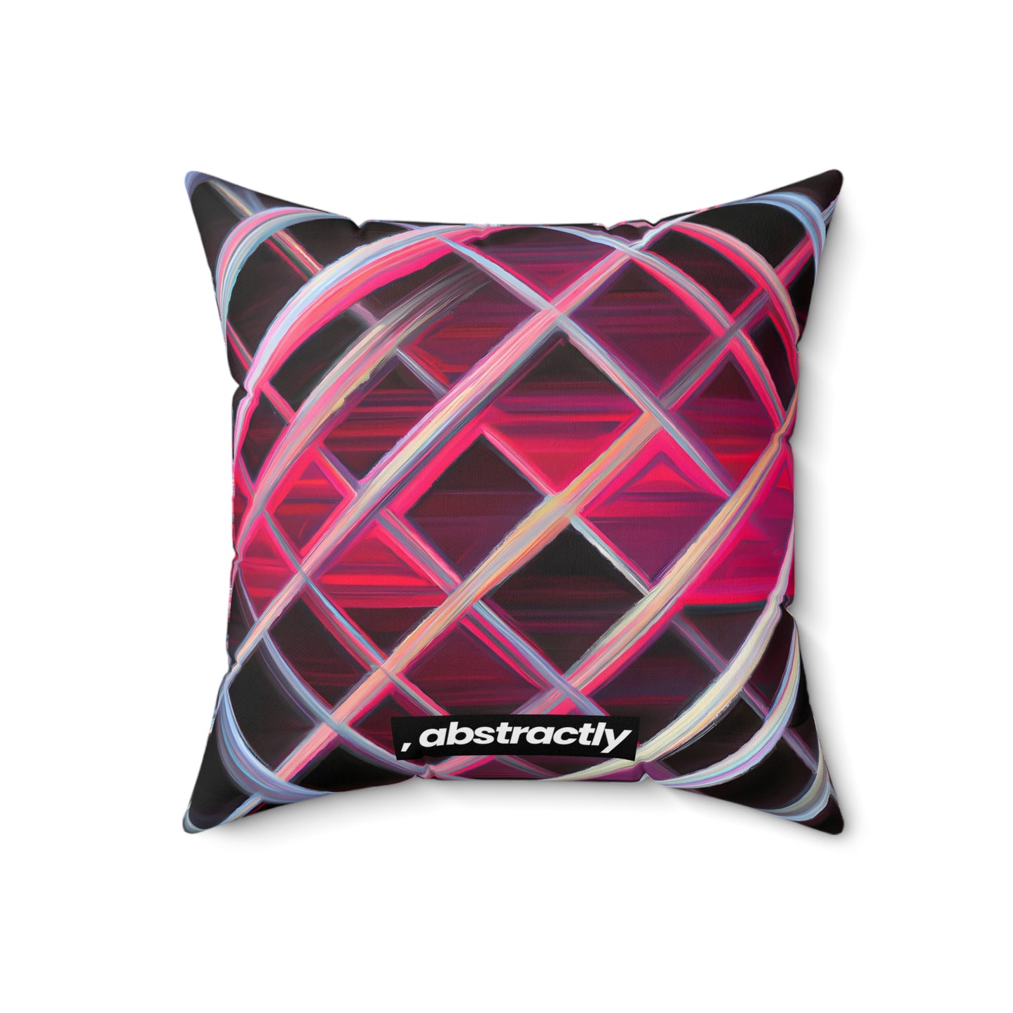 Dale Horowitz - Spring Force, Abstractly - Faux Suede Throw Pillow