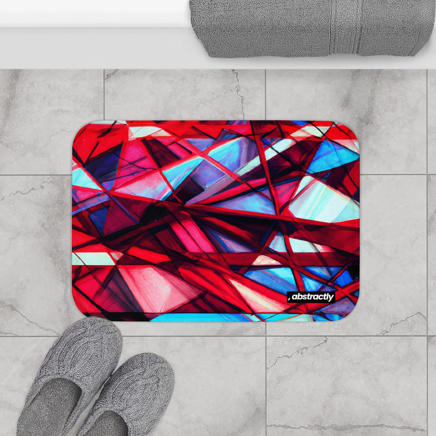 Howard Sternberg - Tension Force, Abstractly - Bath Mat