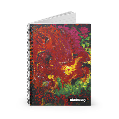 Johannsonite Crystal - Chemistry, Abstractly - Spiral Notebook