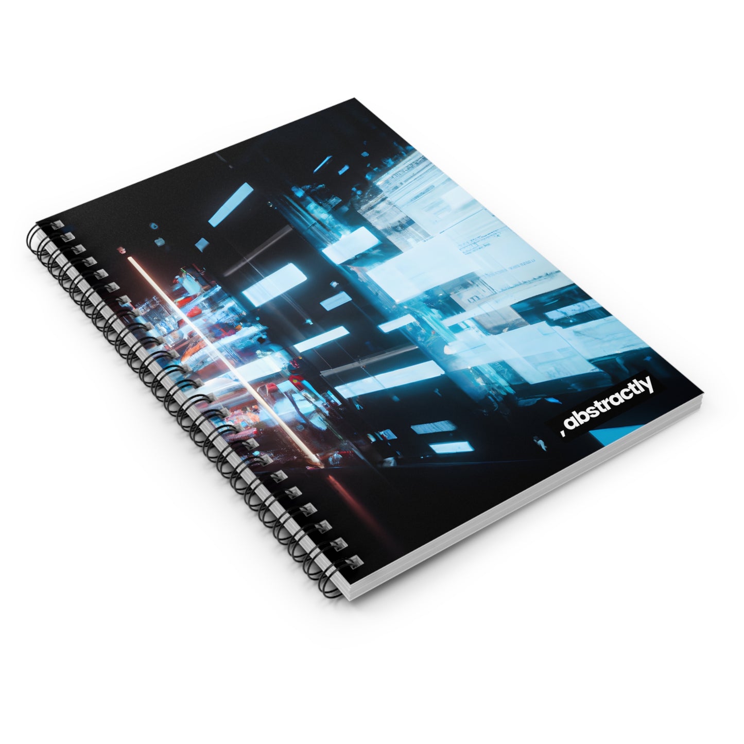 Silver Crest Financial - Debit, Abstractly - Spiral Notebook