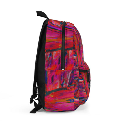 Solarian Crystal Prism - Neon, Abstractly - Backpack