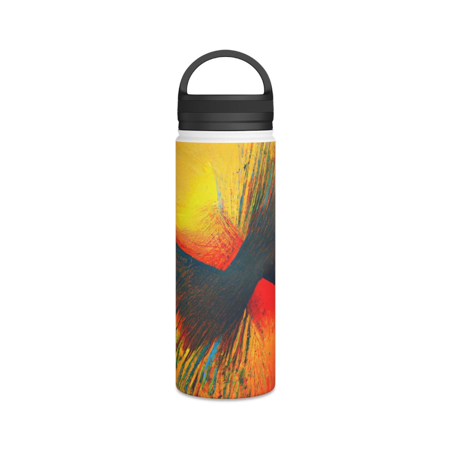 Frances Richter - Gravity Force, Abstractly - Stainless Steel Water Bottle