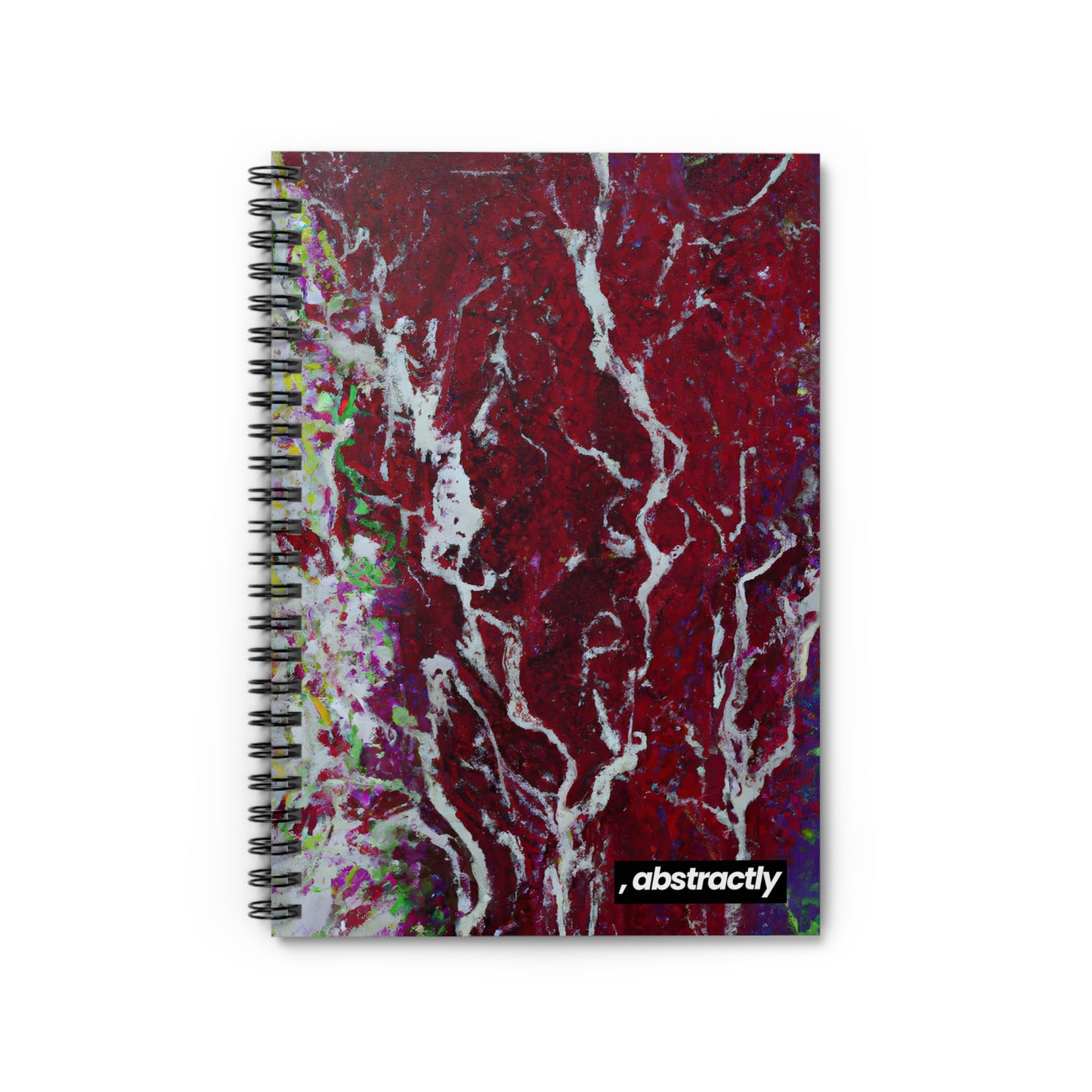 Azure Linxium - Chemistry, Abstractly - Spiral Notebook