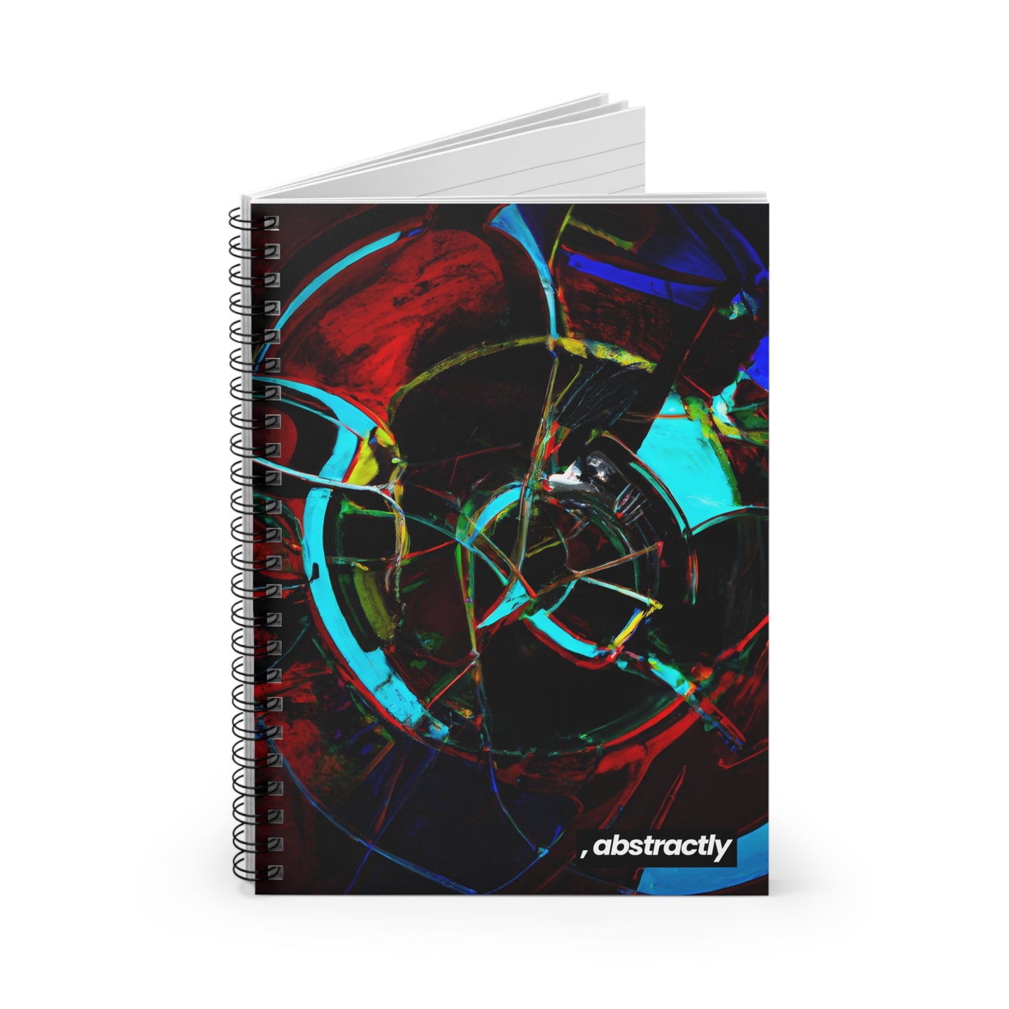 Lorena Sheffield - Electromagnetic Force, Abstractly - Spiral Notebook