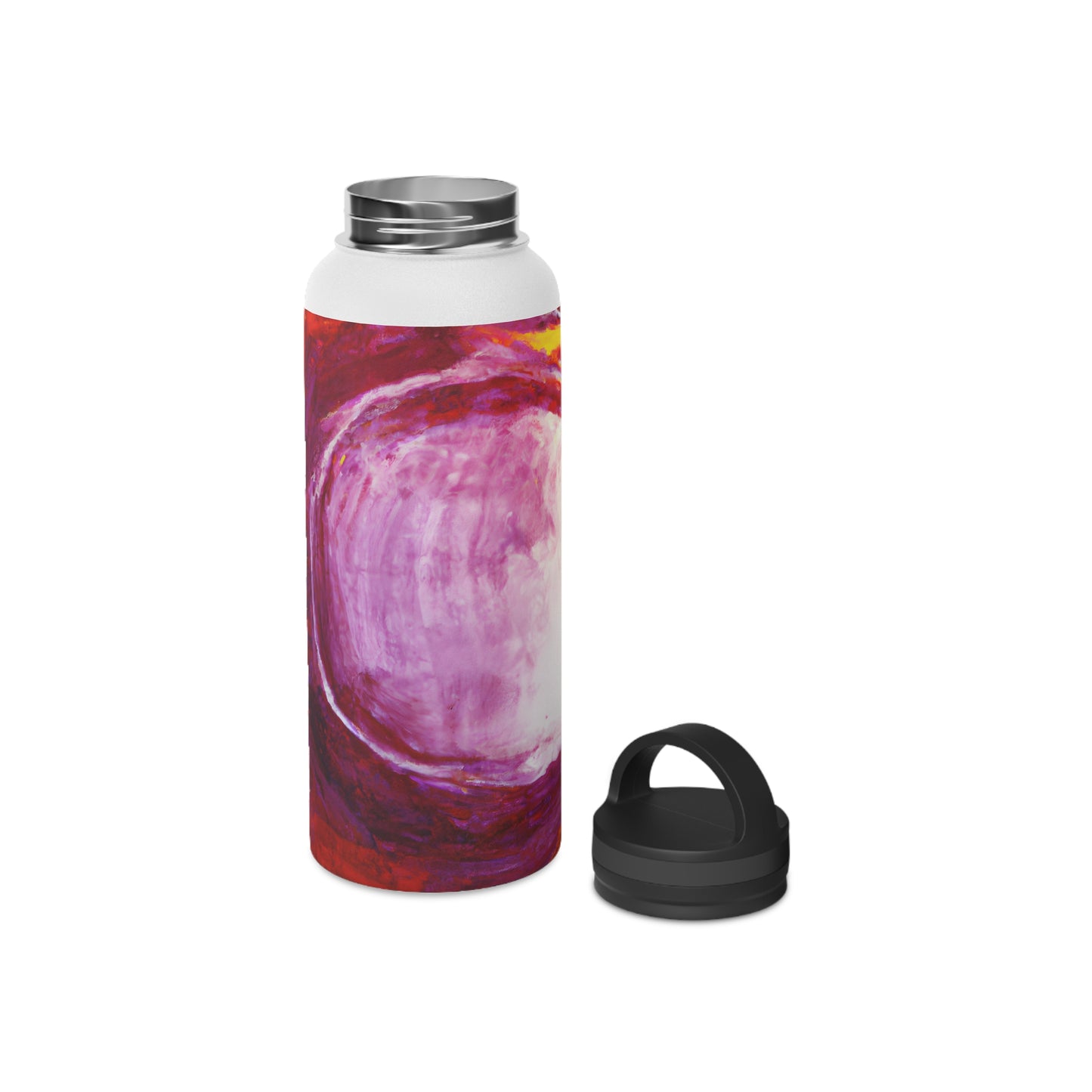 Quazarium Crystalite - Vanadium, Abstractly - Stainless Steel Water Bottle