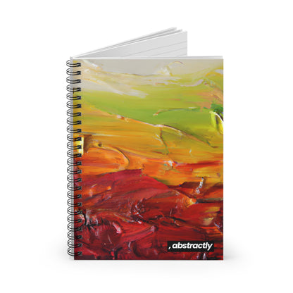 Quantum Crystalinium - Manganese, Abstractly - Spiral Notebook