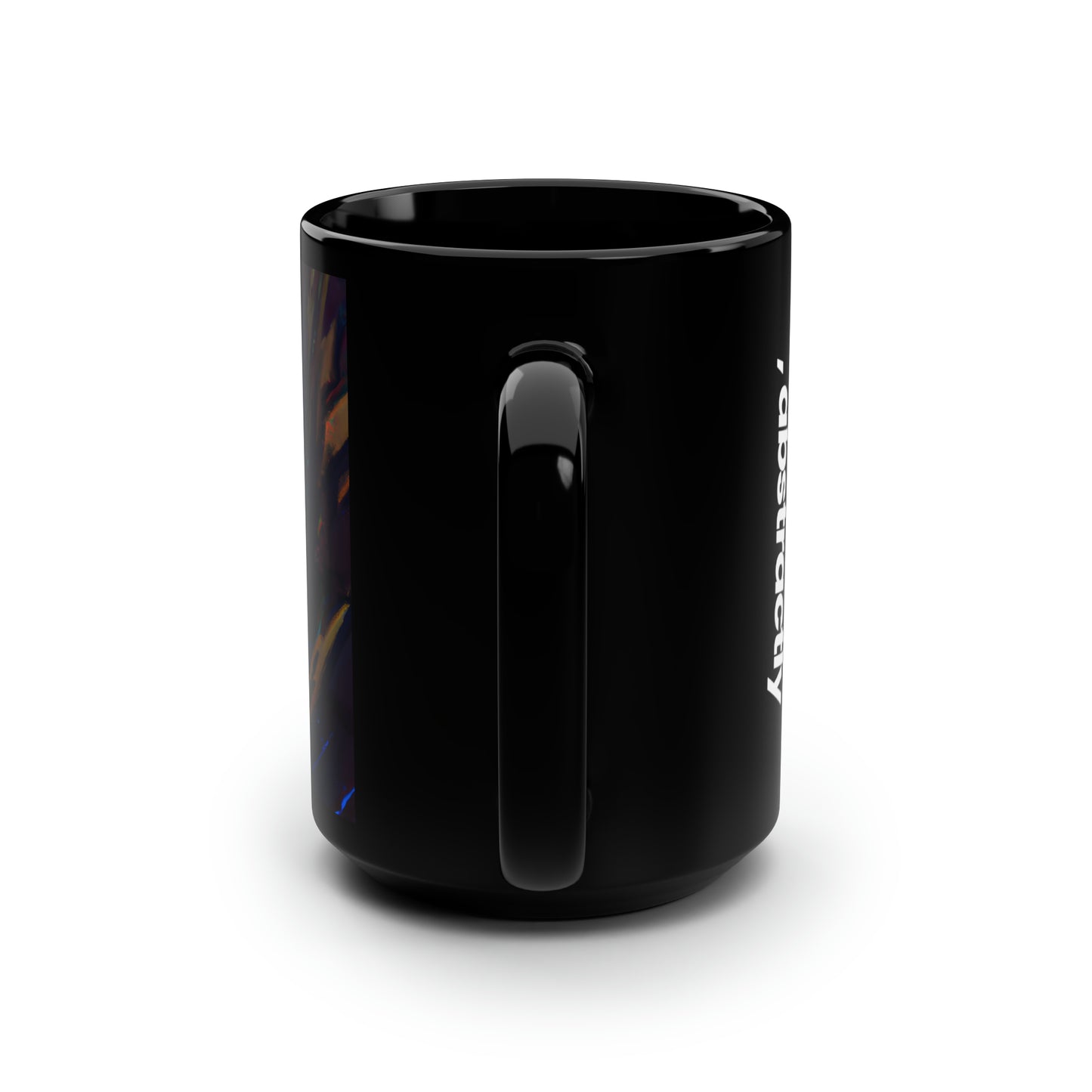 Summit Ledger - Principle, Abstractly - Black Ceramic Mug 15oz