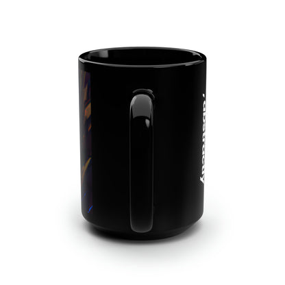 Summit Ledger - Principle, Abstractly - Black Ceramic Mug 15oz