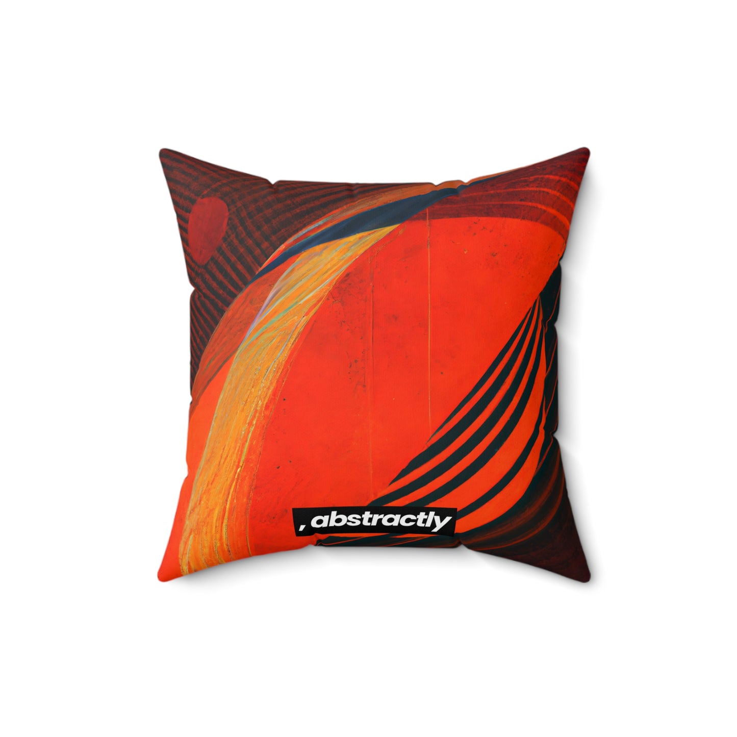 Nora Eisenberg - Normal Force, Abstractly - Faux Suede Throw Pillow