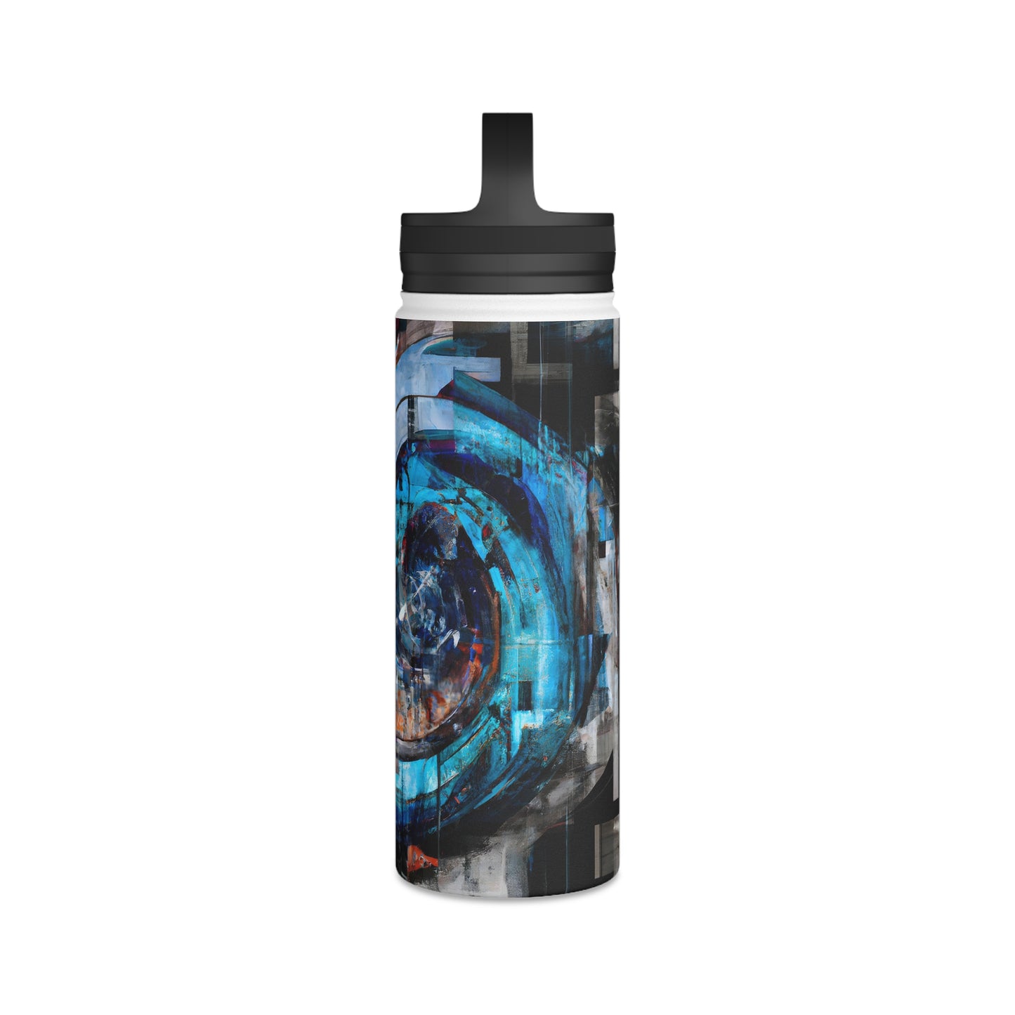 Rose Strauss - Gravity Force, Abstractly - Stainless Steel Water Bottle