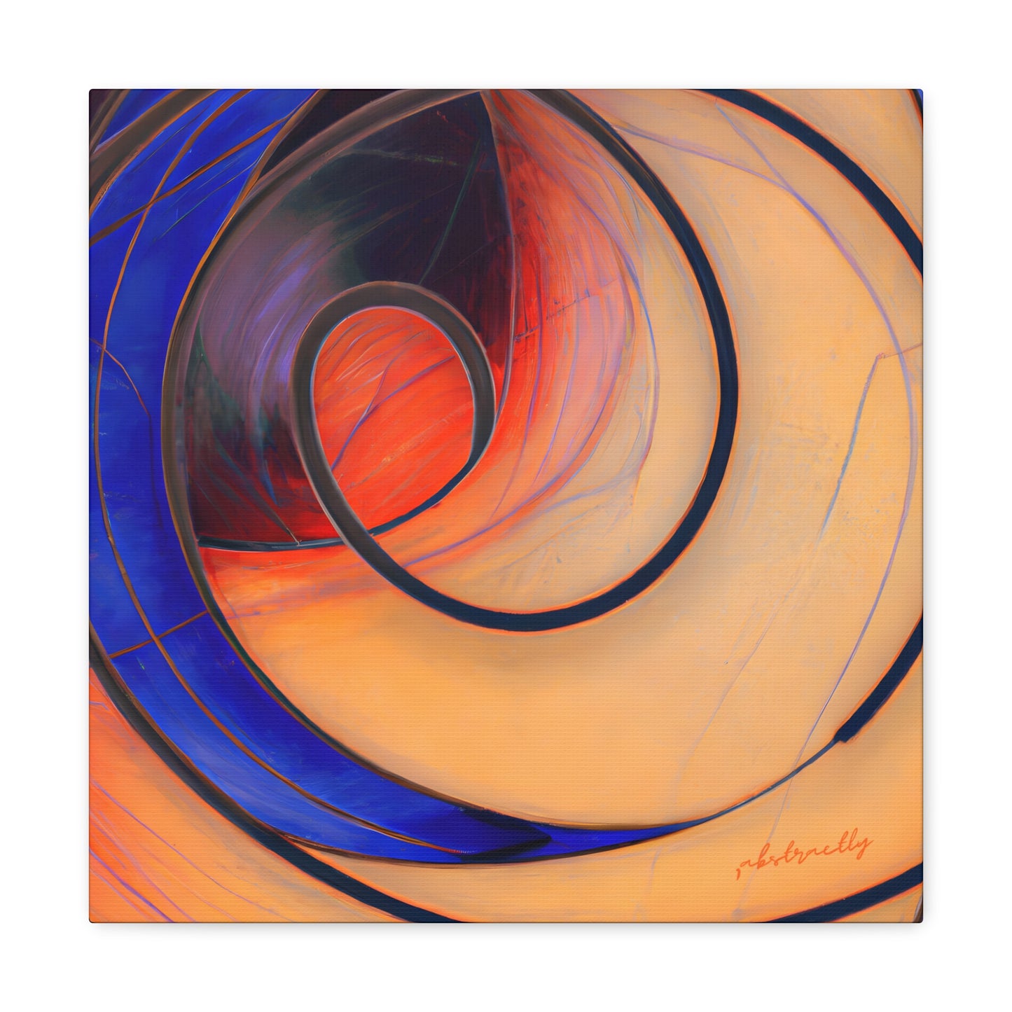 Marilyn Schwartz - Air Resistance Force, Abstractly - Canvas