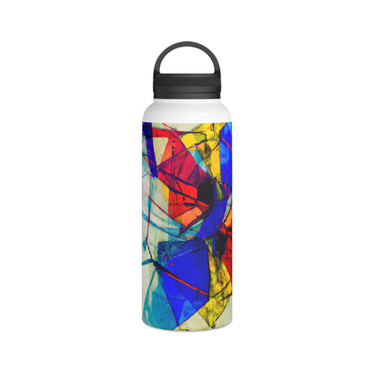 Geraldine Hallsworth - Tension Force, Abstractly - Stainless Steel Water Bottle