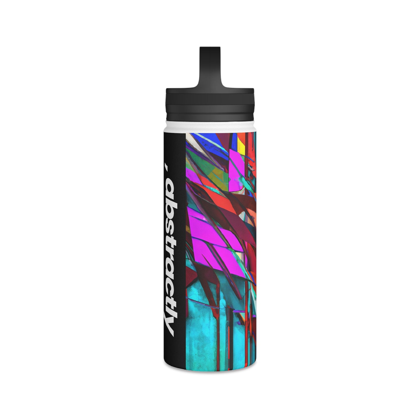 Iris Leonard - Electric Force, Abstractly - Stainless Steel Water Bottle