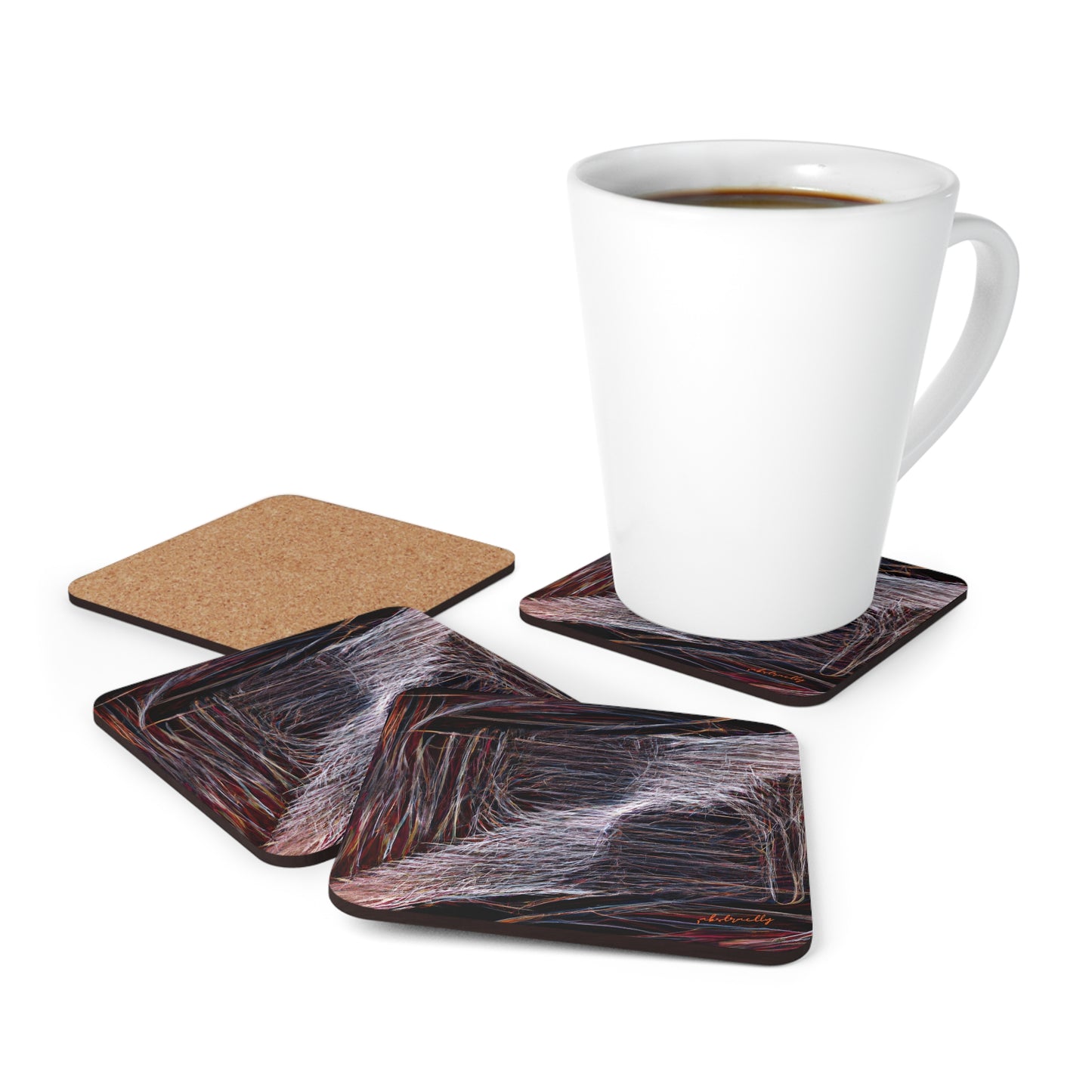 Francis Hardwick - Spring Force, Abstractly - Corkwood Coaster Set of 4