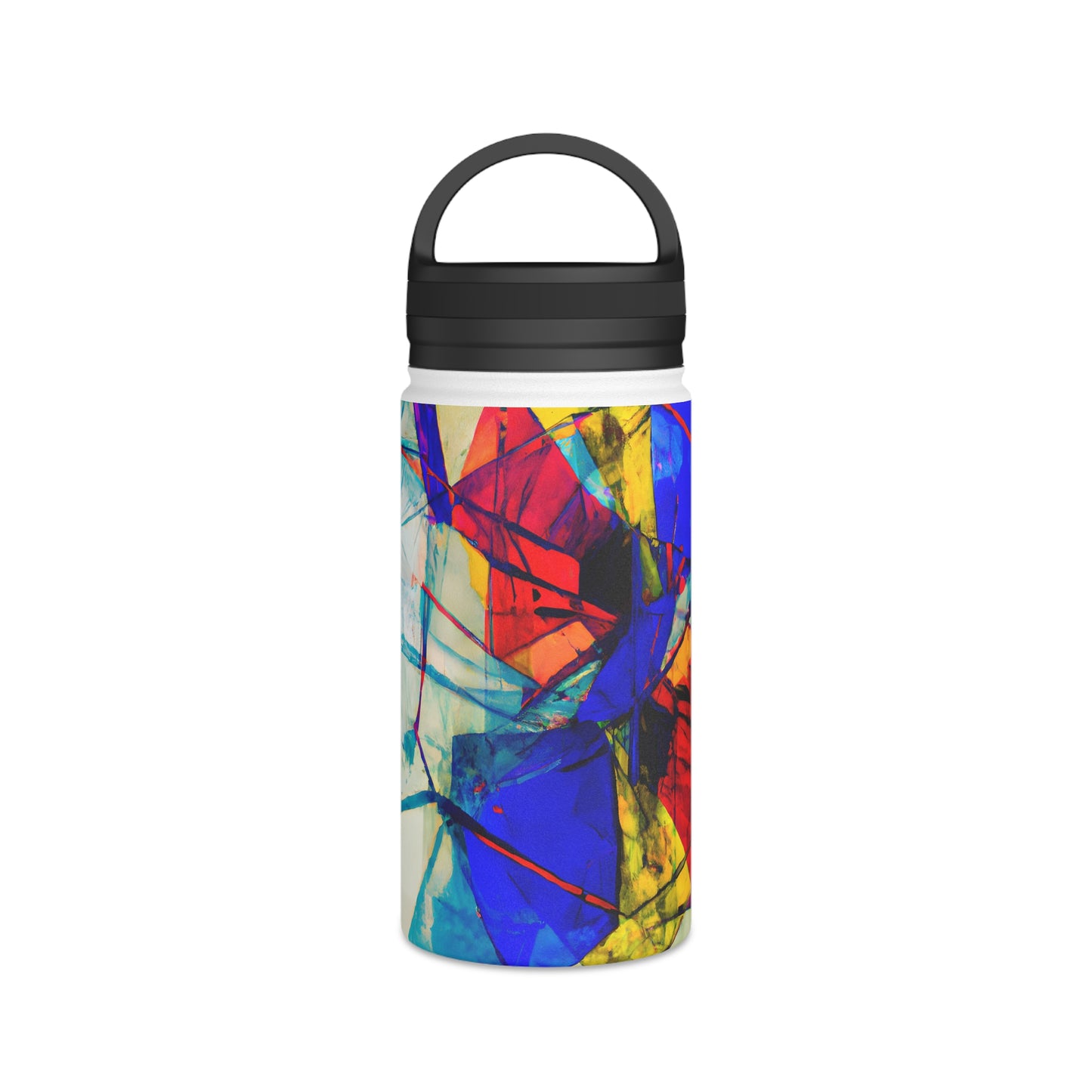 Geraldine Hallsworth - Tension Force, Abstractly - Stainless Steel Water Bottle