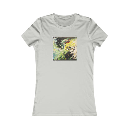 Lustra Vanadium Crystal - Chemistry, Abstractly - Ladies' Cut Tee