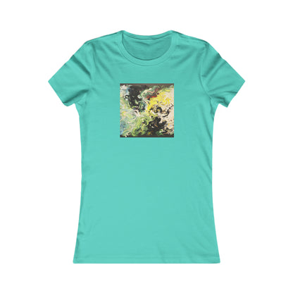 Lustra Vanadium Crystal - Chemistry, Abstractly - Ladies' Cut Tee