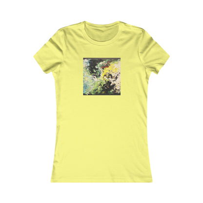 Lustra Vanadium Crystal - Chemistry, Abstractly - Ladies' Cut Tee