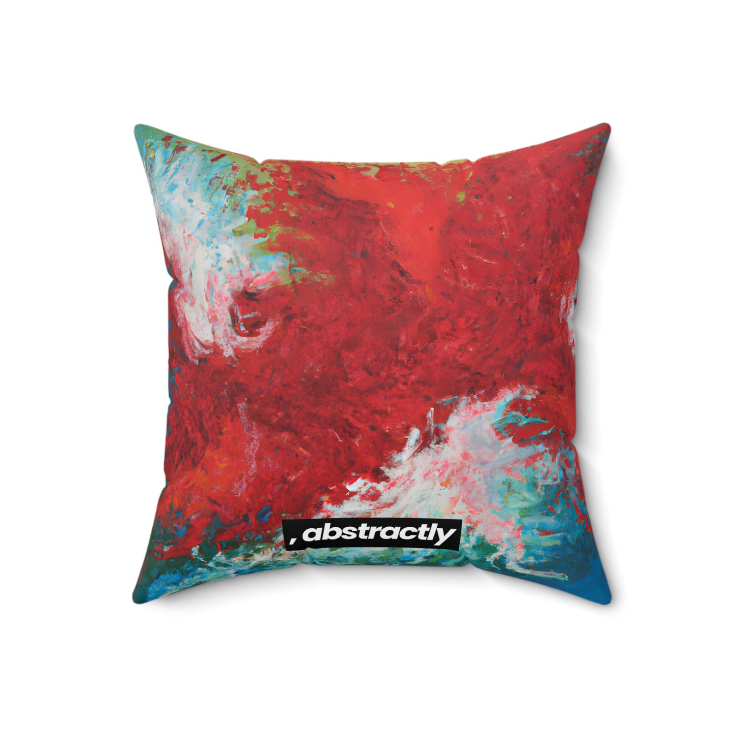 Fluoridium Hexanate - Chemistry, Abstractly - Faux Suede Throw Pillow