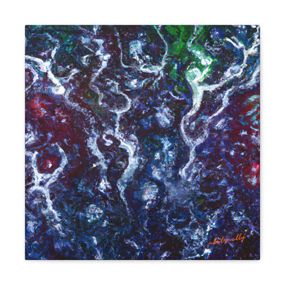 Violet Emission Oxide - Chemistry, Abstractly - Canvas