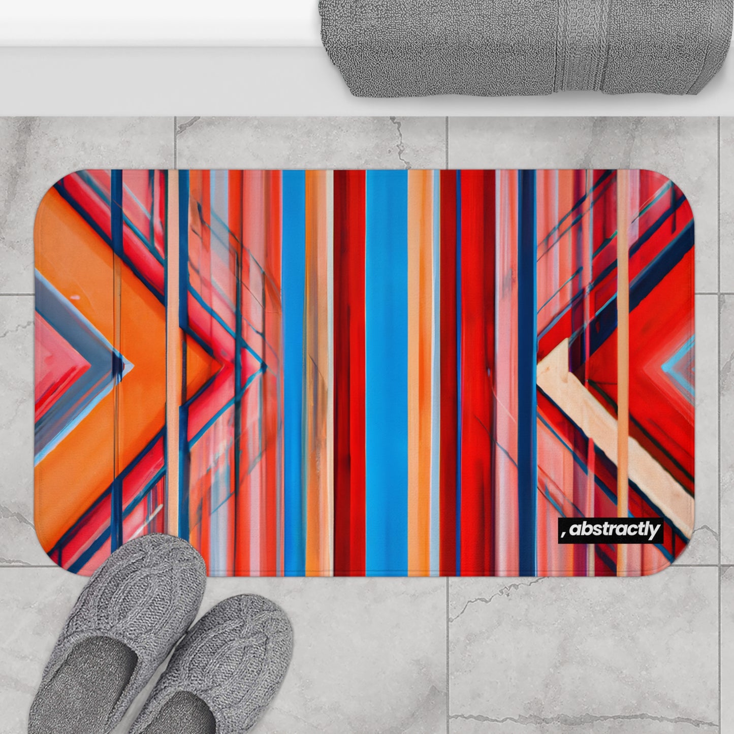 Irene Strauss - Electric Force, Abstractly - Bath Mat