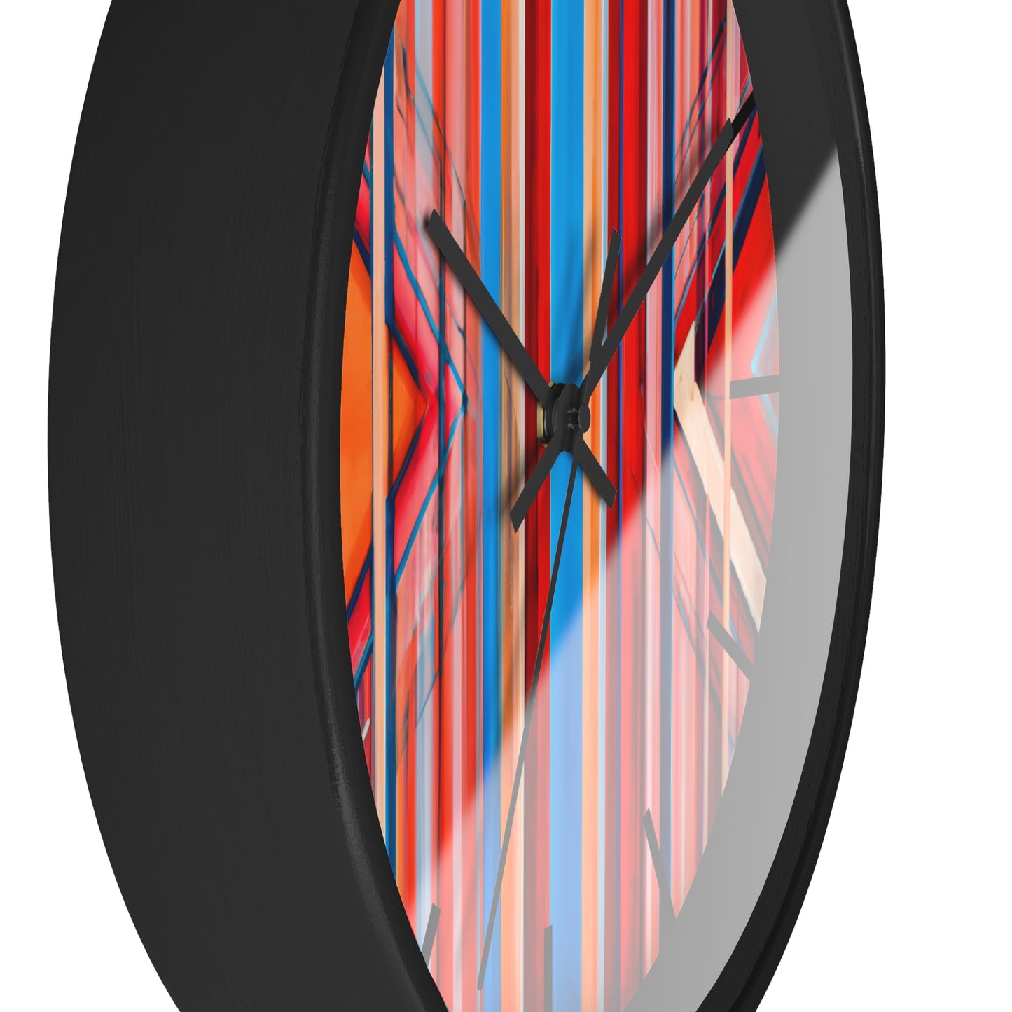 Irene Strauss - Electric Force, Abstractly - Wall Clock