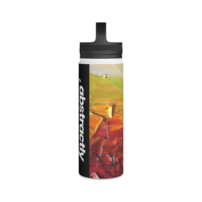 Quantum Crystalinium - Manganese, Abstractly - Stainless Steel Water Bottle