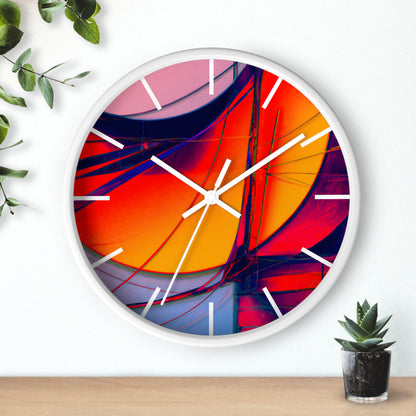 Claudia Henningsen - Air Resistance Force, Abstractly - Wall Clock