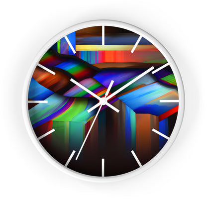 Henry Brinkley - Air Resistance Force, Abstractly - Wall Clock