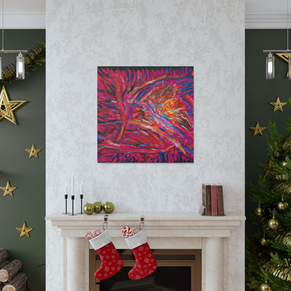 Solarian Crystal Prism - Neon, Abstractly - Canvas