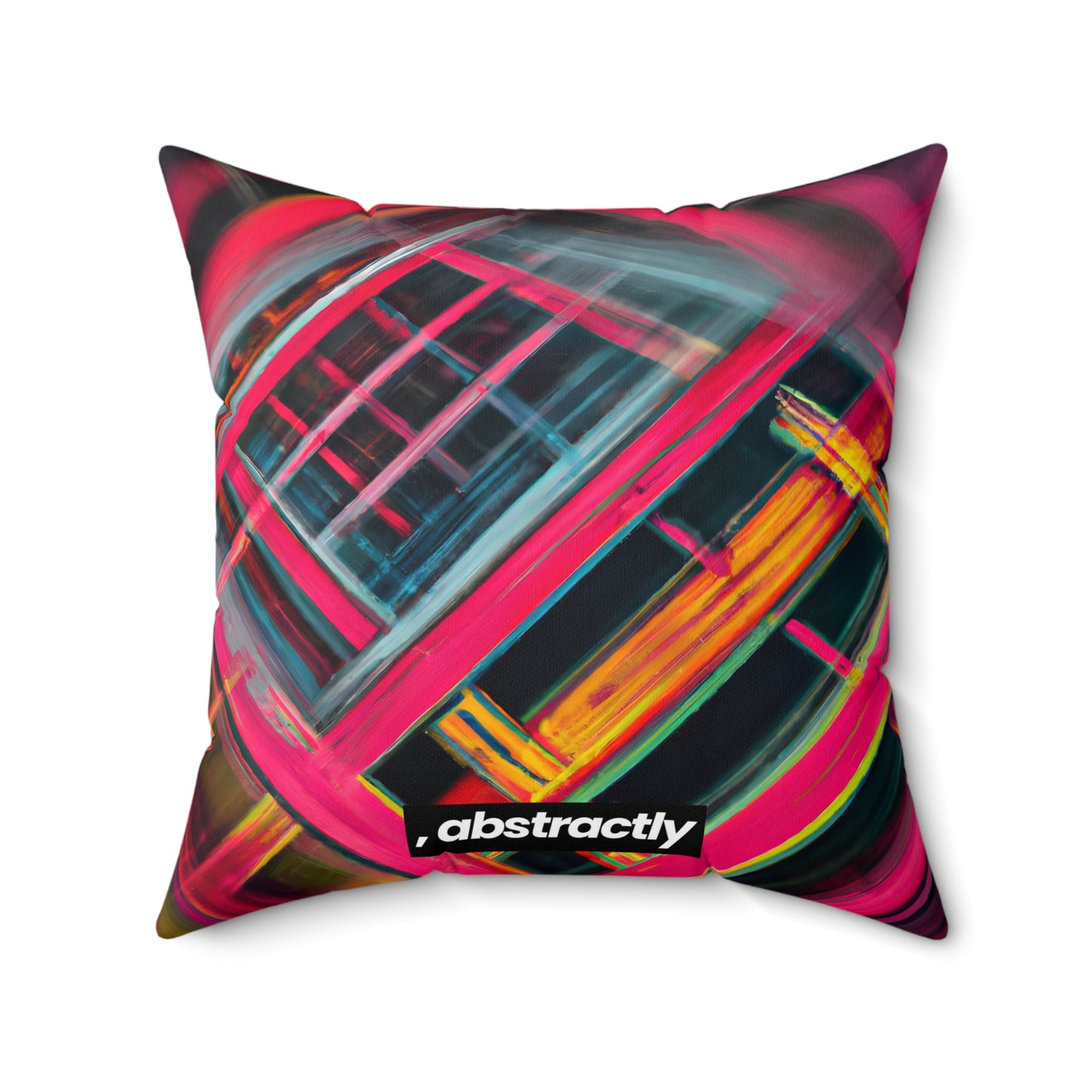 Harold Weinberg - Normal Force, Abstractly - Faux Suede Throw Pillow