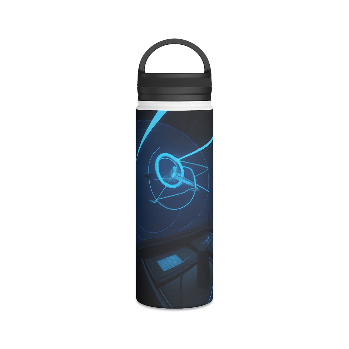 Vanguard Intellect - Debit, Abstractly - Stainless Steel Water Bottle