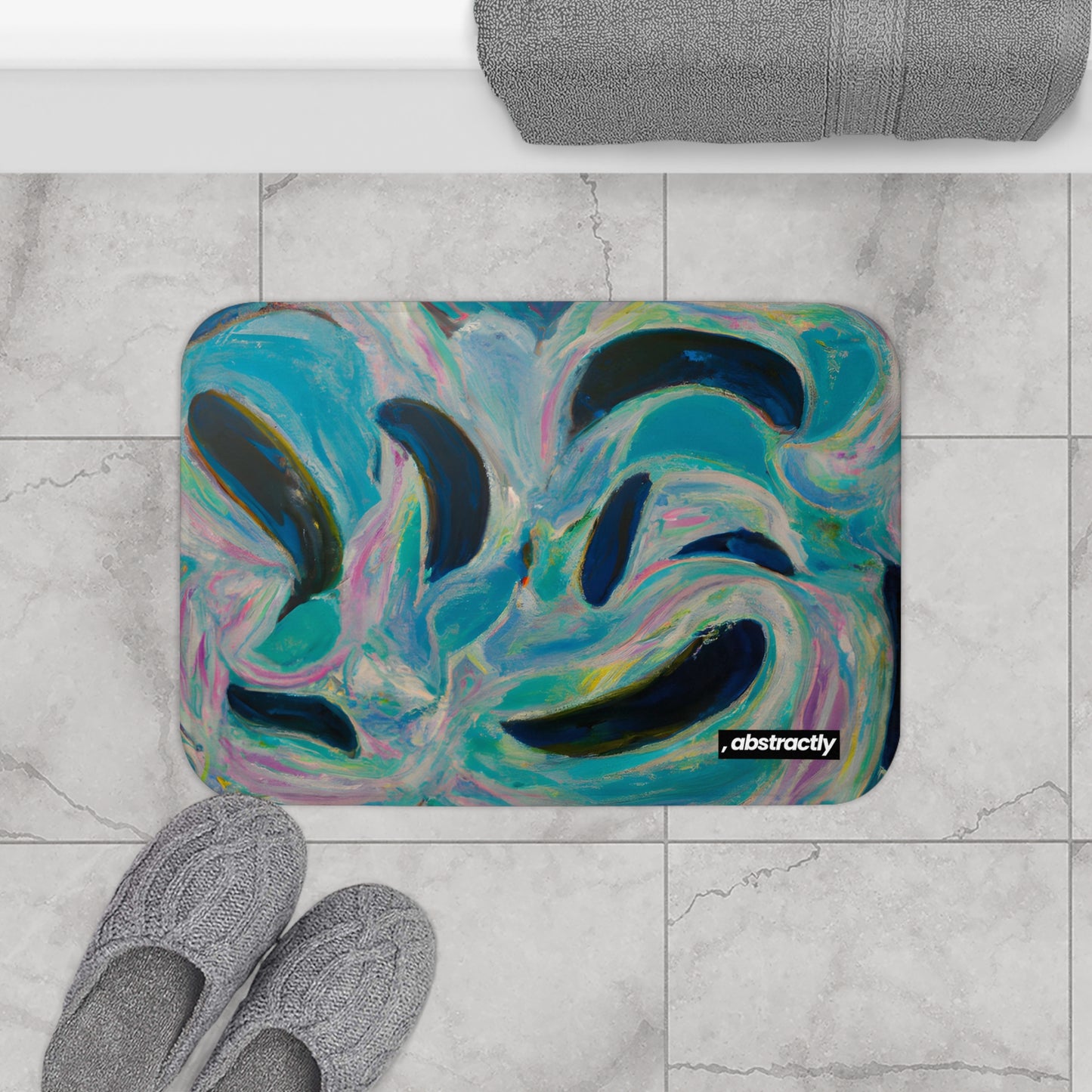 Astro Hydrogenite - Chemistry, Abstractly - Bath Mat