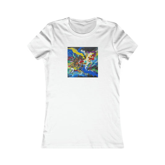 Xenospheric Blue - Chemistry, Abstractly - Ladies' Cut Tee