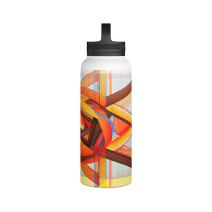 Dorian Stansfield - Magnetic Force, Abstractly - Stainless Steel Water Bottle