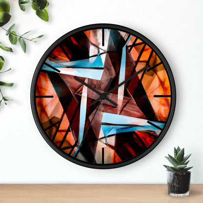 Lilian Hawking - Electric Force, Abstractly - Wall Clock