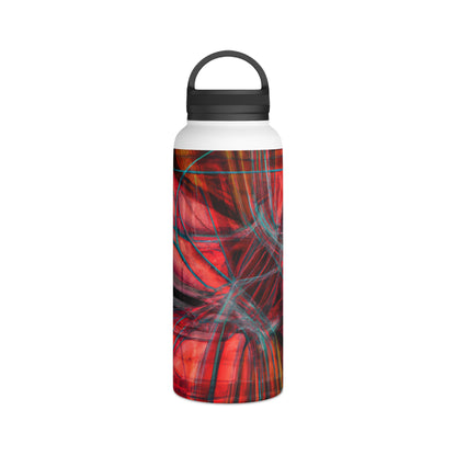 Lois Strauss - Electromagnetic Force, Abstractly - Stainless Steel Water Bottle