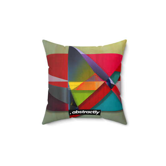 Thomas Sanderson - Friction Force, Abstractly - Faux Suede Throw Pillow