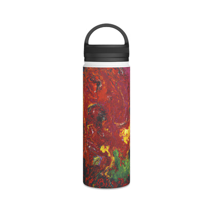 Johannsonite Crystal - Chemistry, Abstractly - Stainless Steel Water Bottle