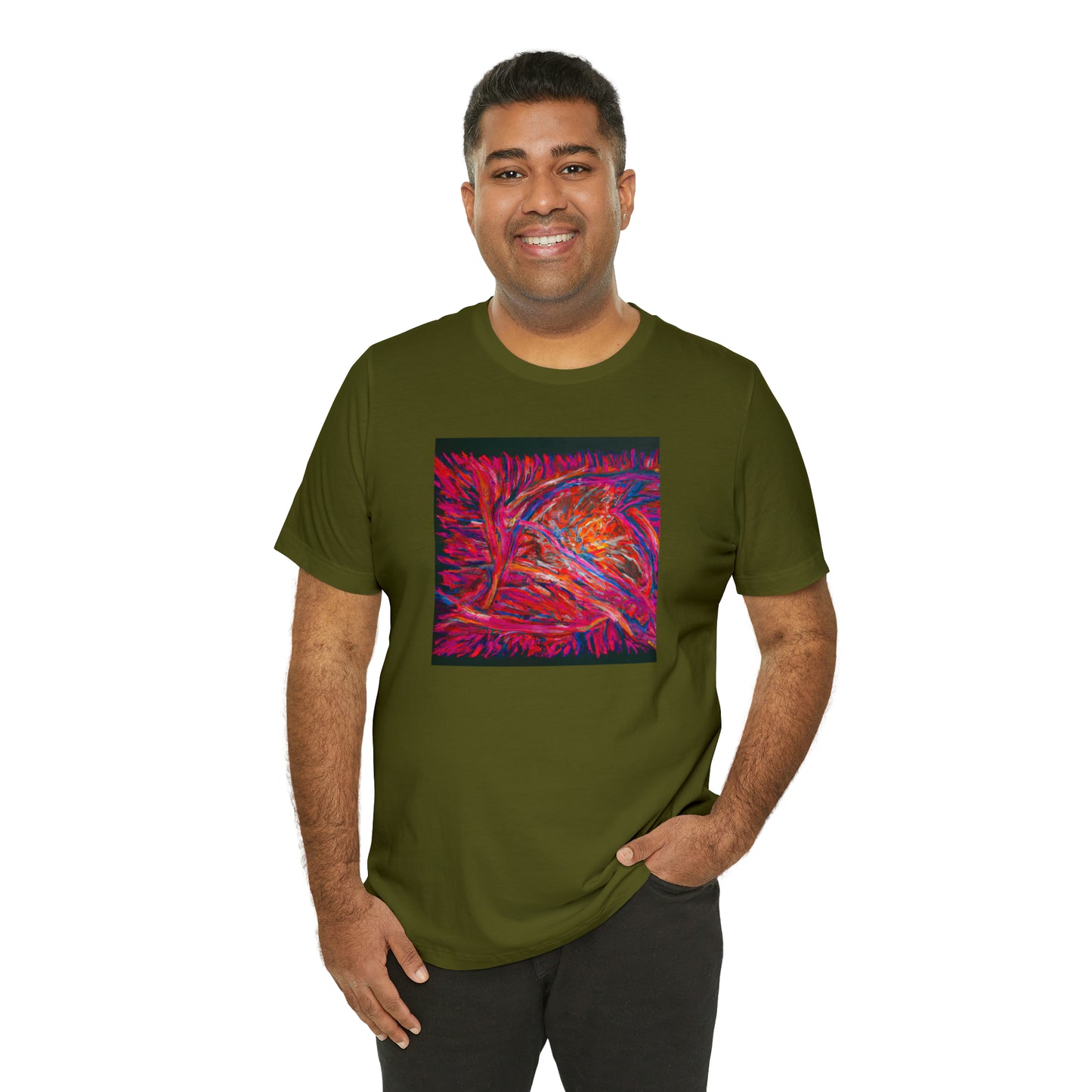 Solarian Crystal Prism - Neon, Abstractly - Tee