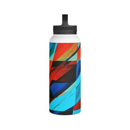 Helen Brandt - Electric Force, Abstractly - Stainless Steel Water Bottle