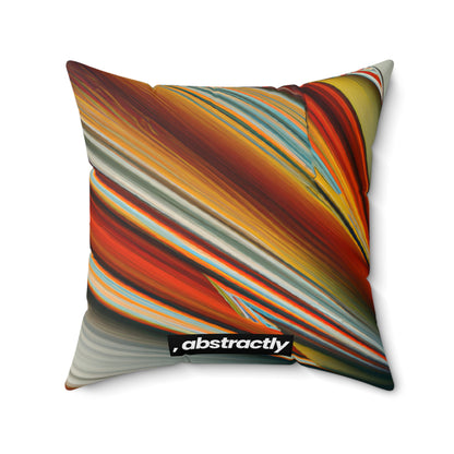 Melvin Strickland - Friction Force, Abstractly - Faux Suede Throw Pillow