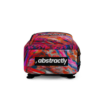 Solarian Crystal Prism - Neon, Abstractly - Backpack