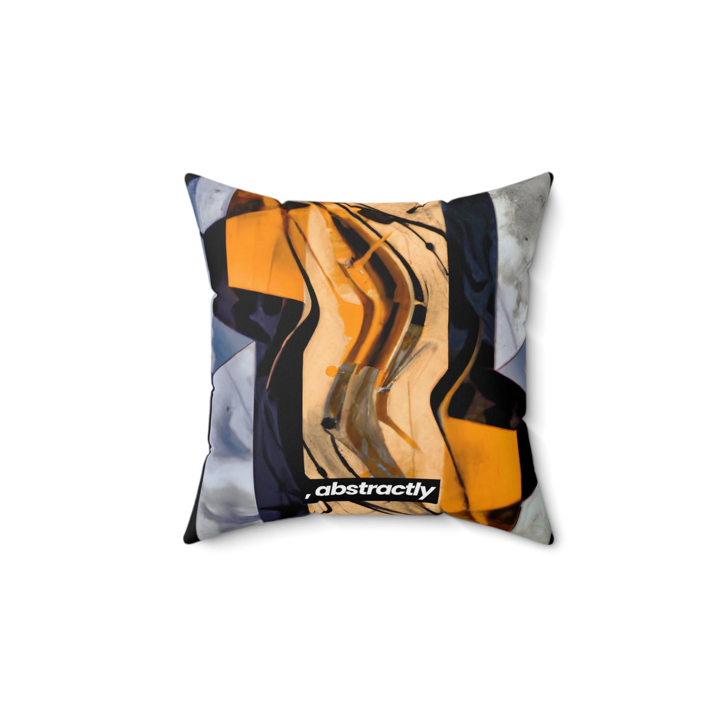 Rosalind Maxwell - Spring Force, Abstractly - Faux Suede Throw Pillow