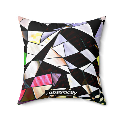 Emmett Baines - Tension Force, Abstractly - Faux Suede Throw Pillow