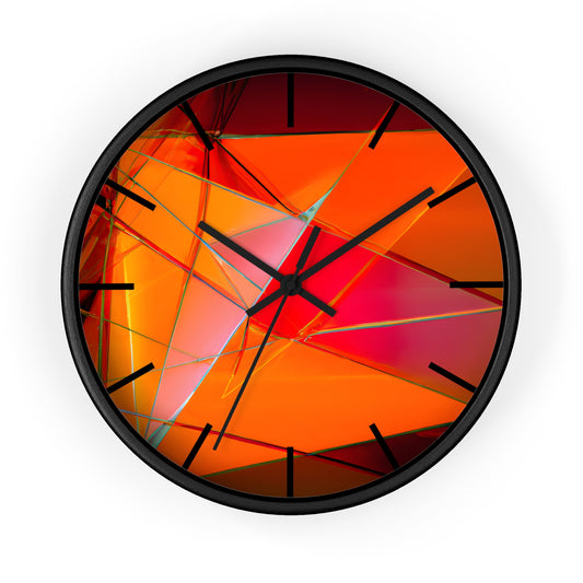 Jasper Eisenhardt - Tension Force, Abstractly - Wall Clock