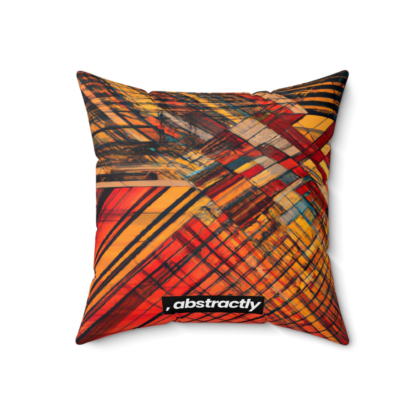 Milo Radcliffe - Strong Force, Abstractly - Faux Suede Throw Pillow